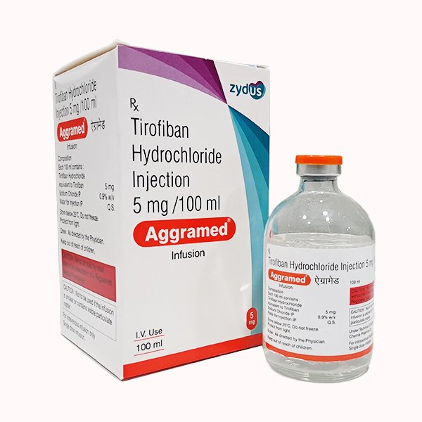 AGGRAMED 5MG - TIROFIBAN HYDROCHLORIDE INJECTION