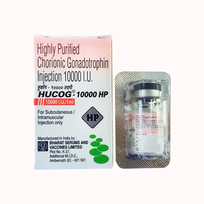 HUCOG 10000HP - HIGHLY PURIFIED CHORIONIC GONADOTROPHIN INJECTION 10000IU