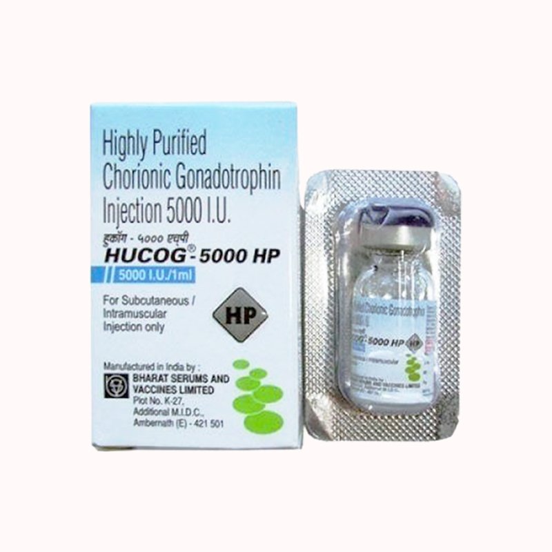 HUCOG 5000HP - HIGHLY PURIFIED CHORIONIC GONADOTROPHIN INJECTION 5000IU